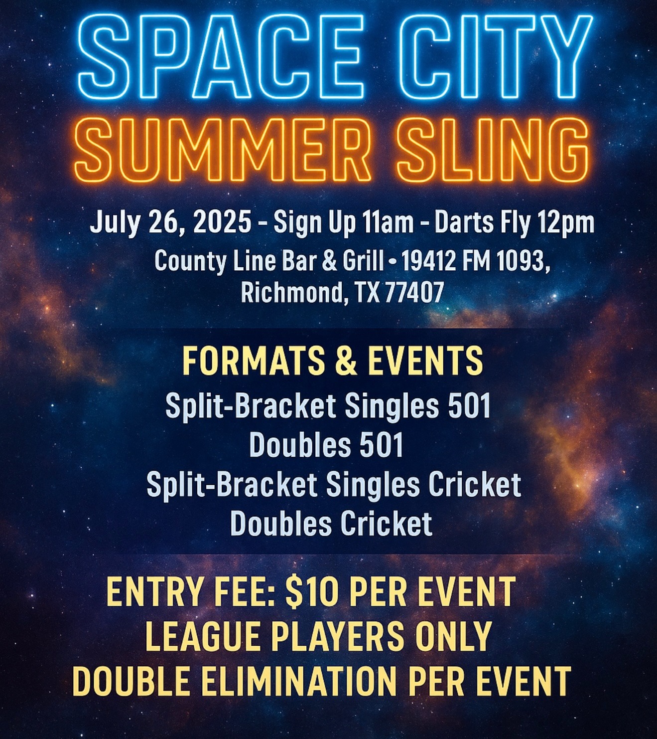 Oche Wars: the Summer Sling team challenge